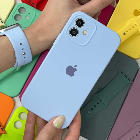 Чохол Silicone Case Full Camera на iPhone 12 Lilac Чохол Silicone Case Full Camera на iPhone 12 Lilac